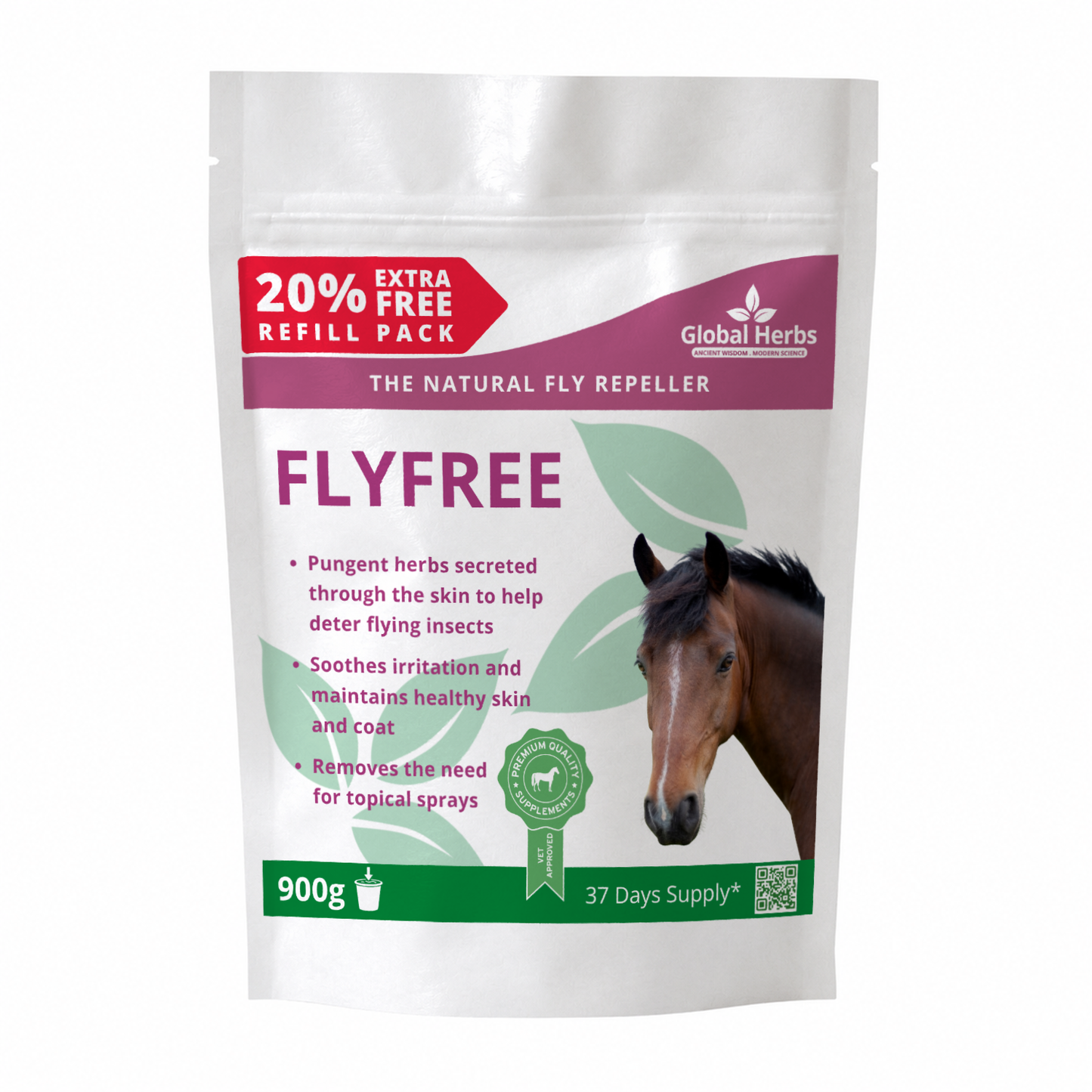 Flyfree Refill Pouch 750g - Global Herbs