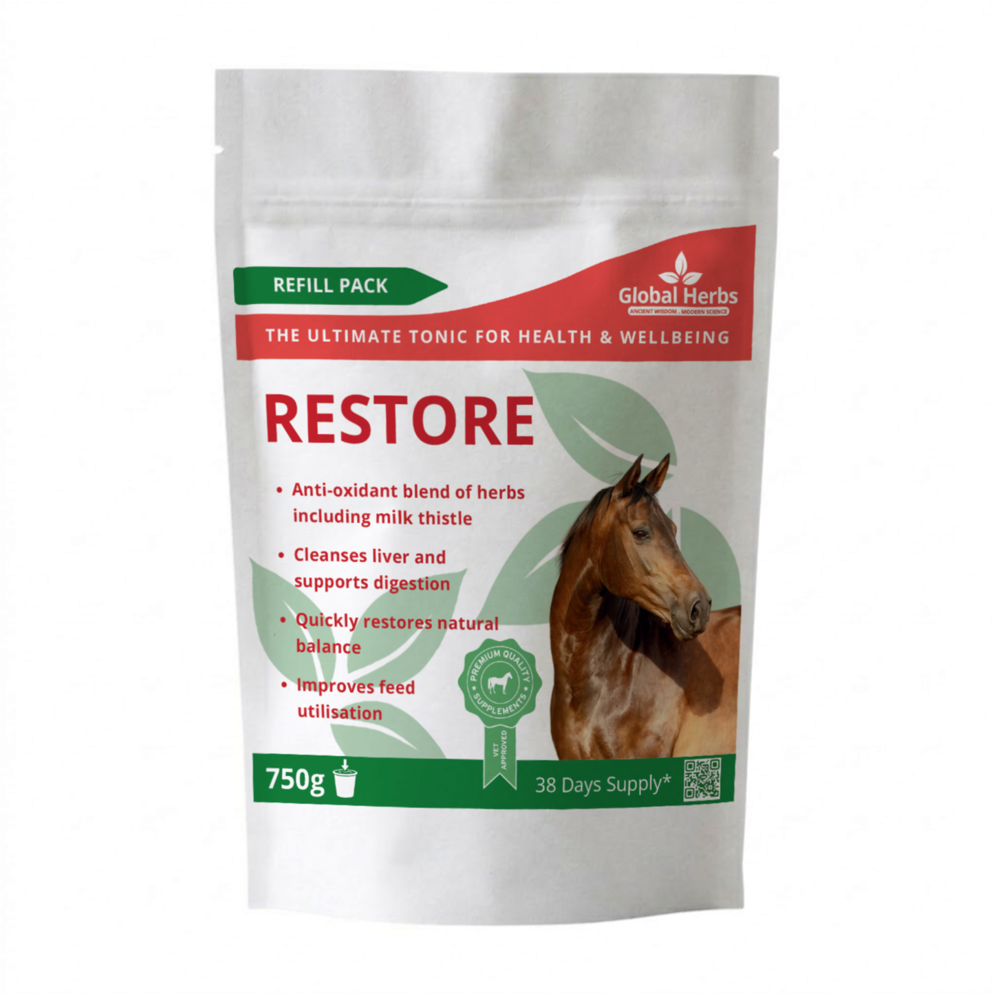Restore Refill Pouch 750g - Global Herbs